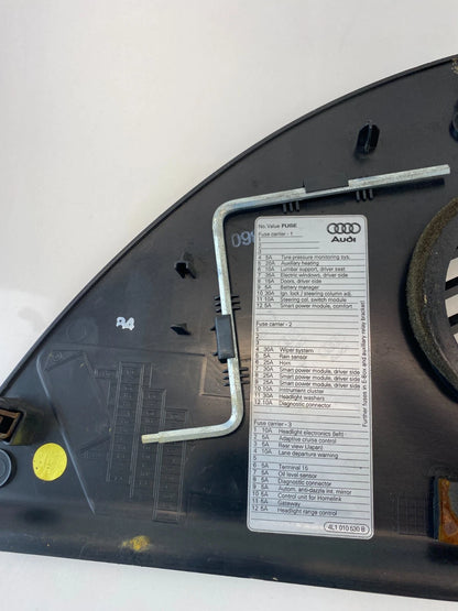 2007-2015 Audi Q7 Dashboard Left Side Fuse Box End Cover Trim Panel 4E0857085