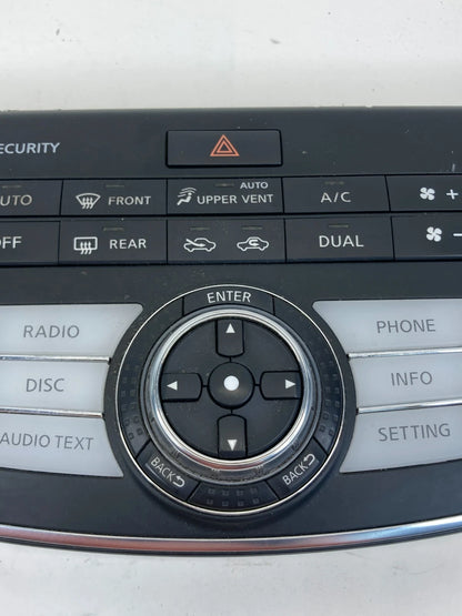 06 07 Infiniti M35 AC HEATER TEMPERATURE CONTROL W/ NAVIGATION 28395-EH000 OEM