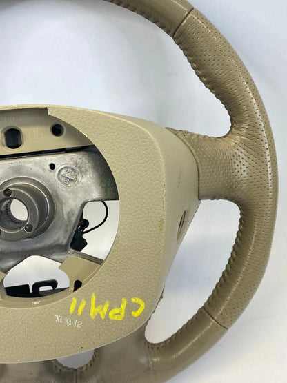 2009-2014 NISSAN MURANO STEERING WHEEL LEATHER TAN BEIGE AUDIO CRUISE SWITCH OEM