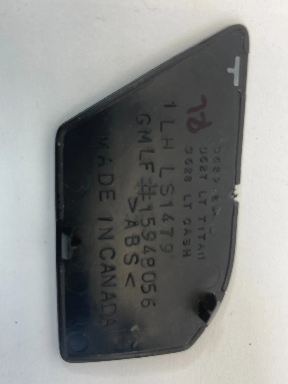 2009-2012 CHEVROLET TRAVERSE REAR LEFT DOOR HANDLE COVER BEZEL 15948056 OEM