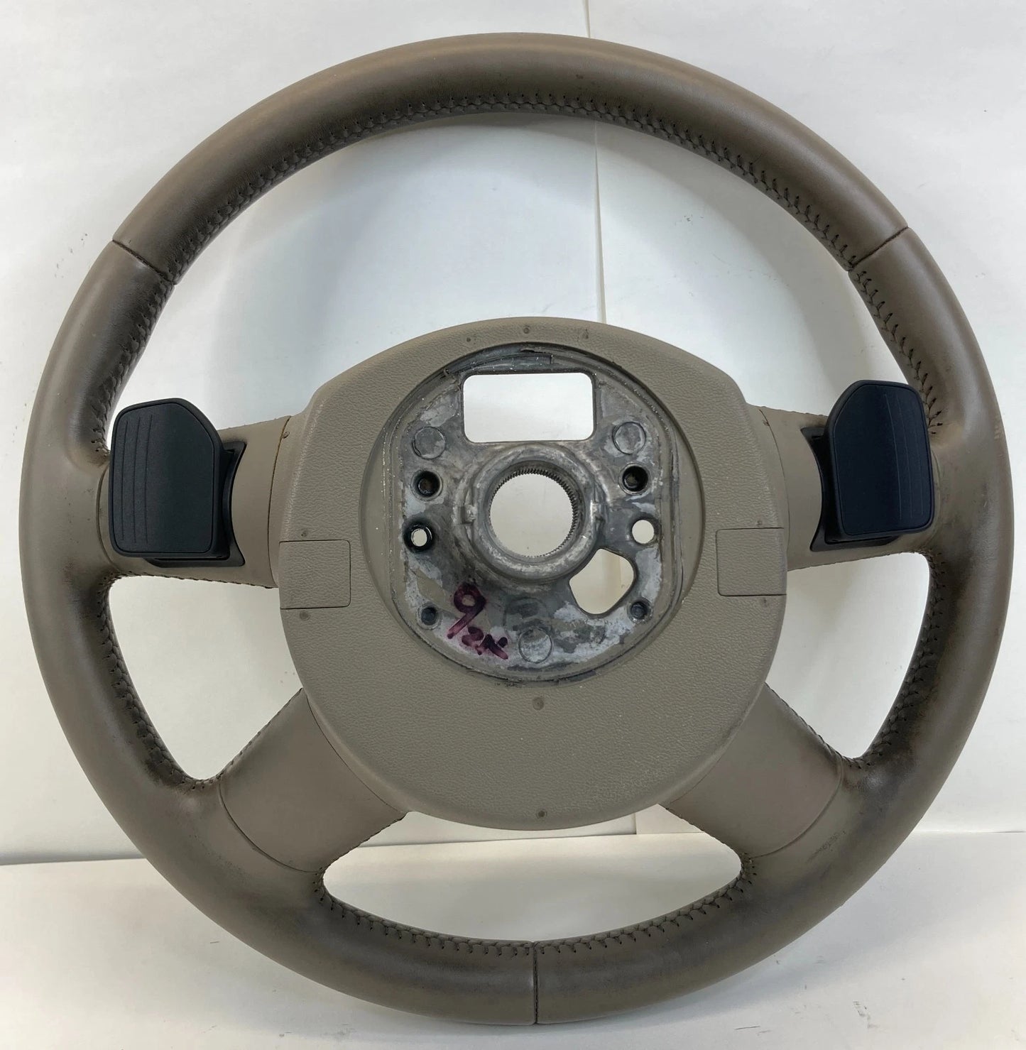 2008 AUDI A4 QUATTRO STEERING WHEEL LEATHER 4 SPOKE TIPTRONIC 8K0-419-091-C OEM