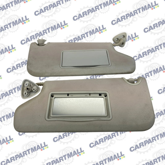 2009 2010 DODGE JOURNEY LEFT RIGHT SUN VISOR PAIR SET WITH MIRRORS PANELS OEM