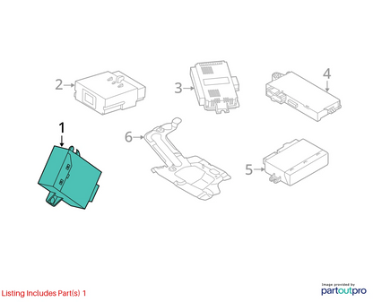 2007-2015 MINI COOPER POWER DOOR MIRROR FOLD CONTROL UNIT MODULE OEM 61359177975