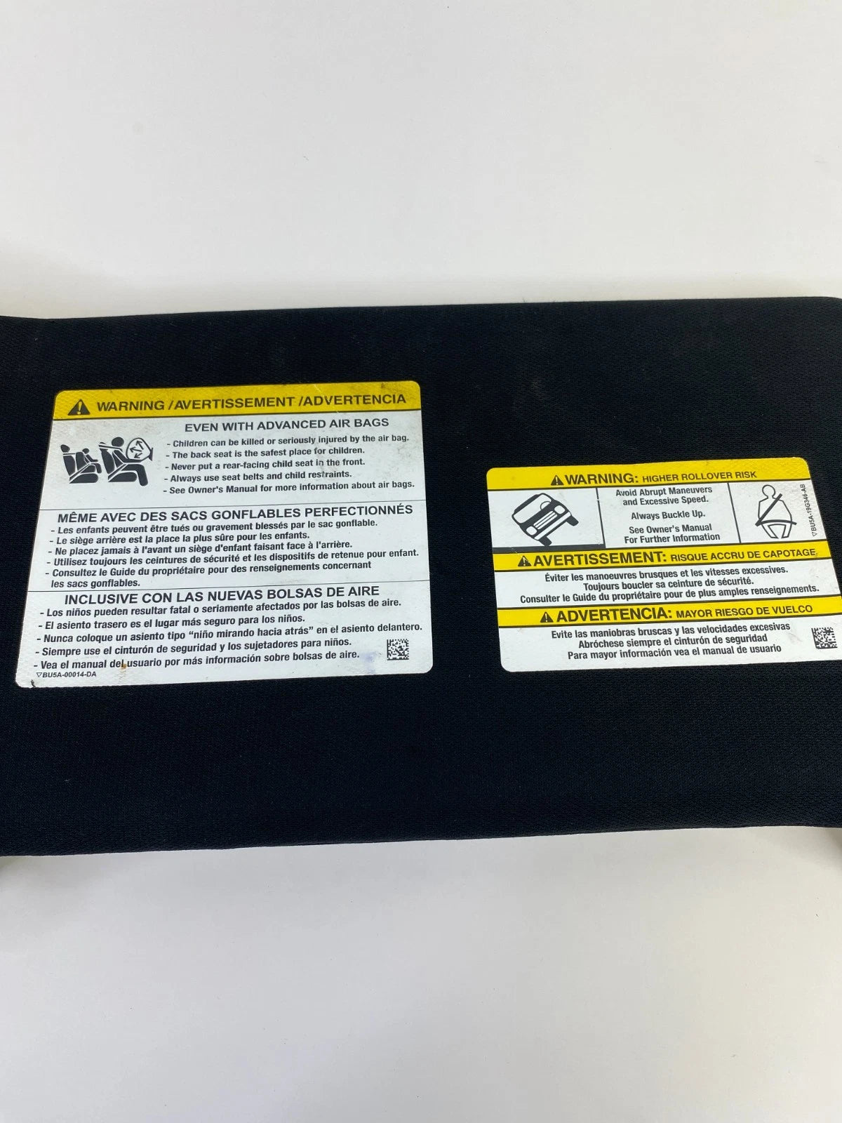 2016-2019 FORD EXPLORER POLICE INTERCEPTOR ROOF LEFT SIDE SUNVISOR SUN VISOR OEM