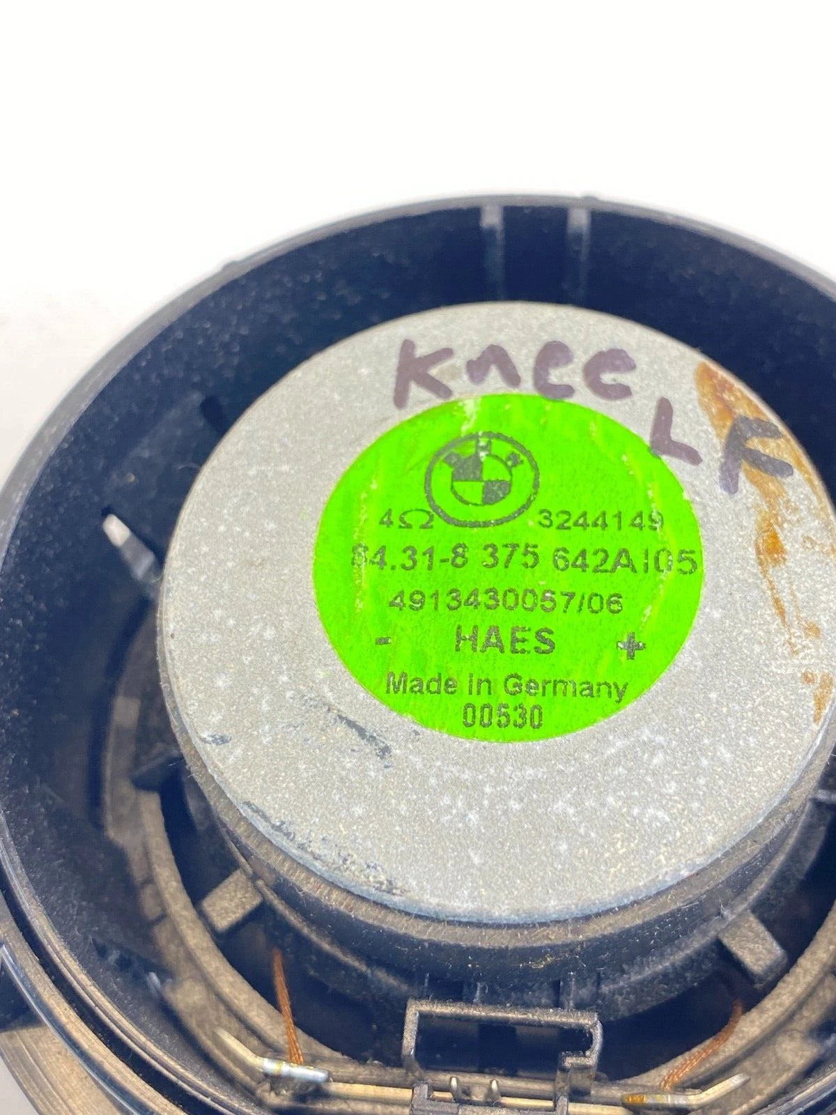 2004-2007 BMW 530I 525I FRONT LEFT KNEE DOOR AUDIO TWEETER SPEAKER 65138360690