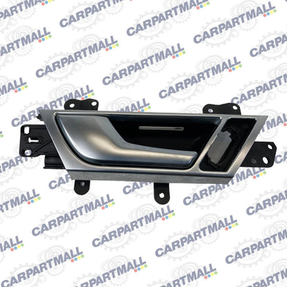2005-2011 AUDI A6 REAR LEFT SIDE INTERIOR DOOR HANDLE W/ BEZEL 4F0839019G OEM