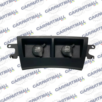 2004-2008 CHRYSLER PACIFICA DASH DUAL POWER OUTLET LIGHTER PANEL COVER TRIM OEM