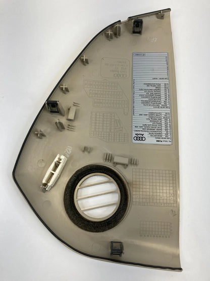 2007-2011 AUDI A6 DASH RIGHT PASSENGER SIDE END CAP COVER 4F2-857-086 OEM