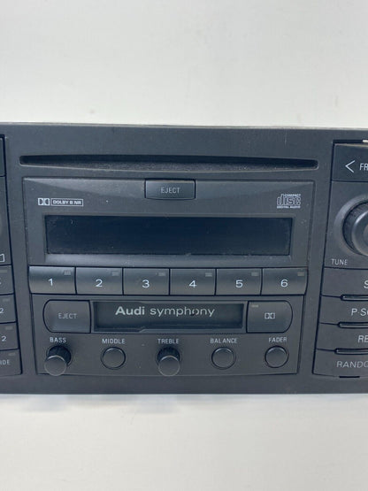 98-03 Audi A6 Quattro AM FM Radio Stereo CD Cassete Player Receiver 4B0-035-195