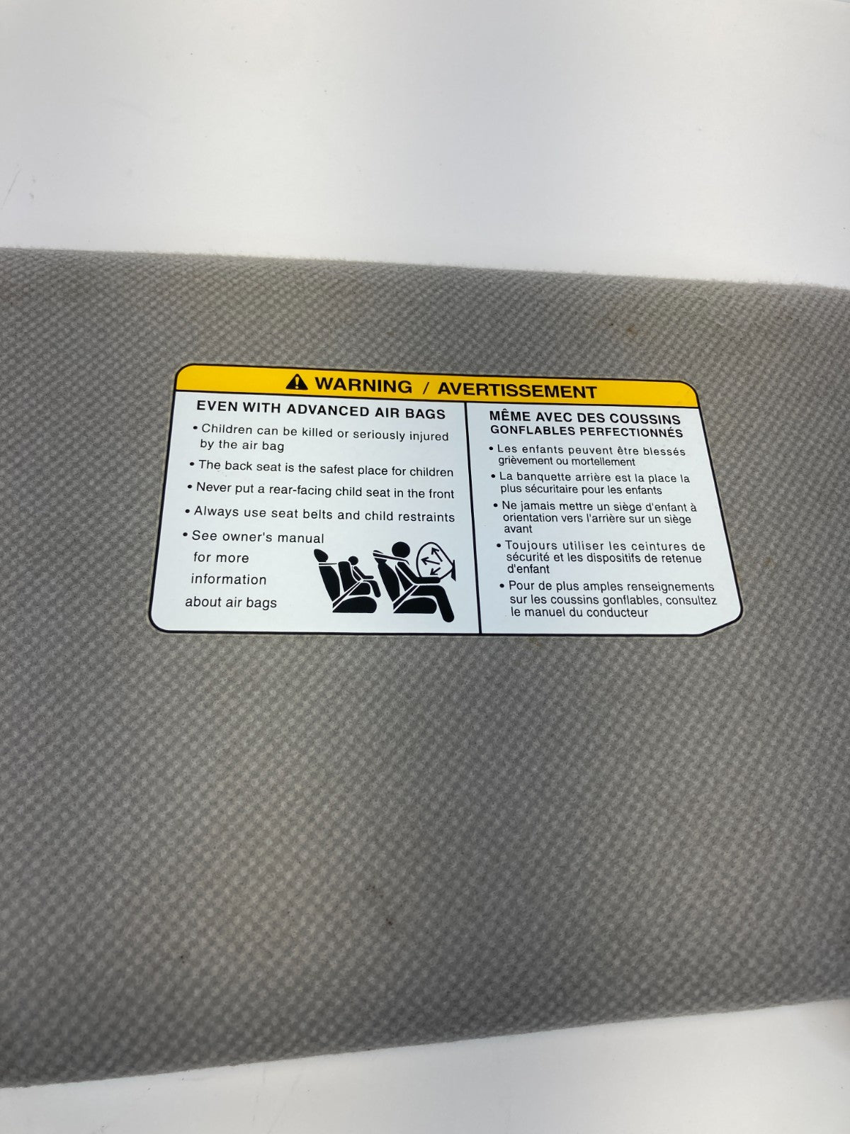 2013-2017 Nissan Sentra Right Passenger Side Sunvisor Sun Visor Shade w/ Mirror