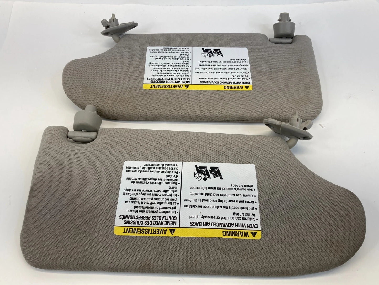 2013-2017 NISSAN ALTIMA LEFT & RIGHT DRIVER & PASSENGER SUNVISOR SUN VISOR OEM