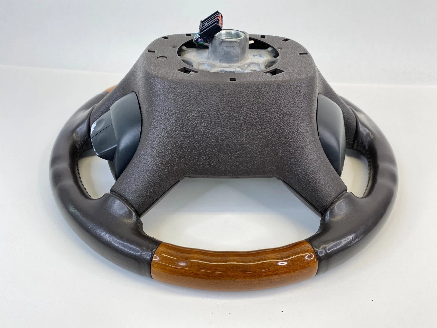 2009 2010 2011 2012 BUICK ENCLAVE STEERING WHEEL W/ WOODGRAIN ASSEMBLY OEM