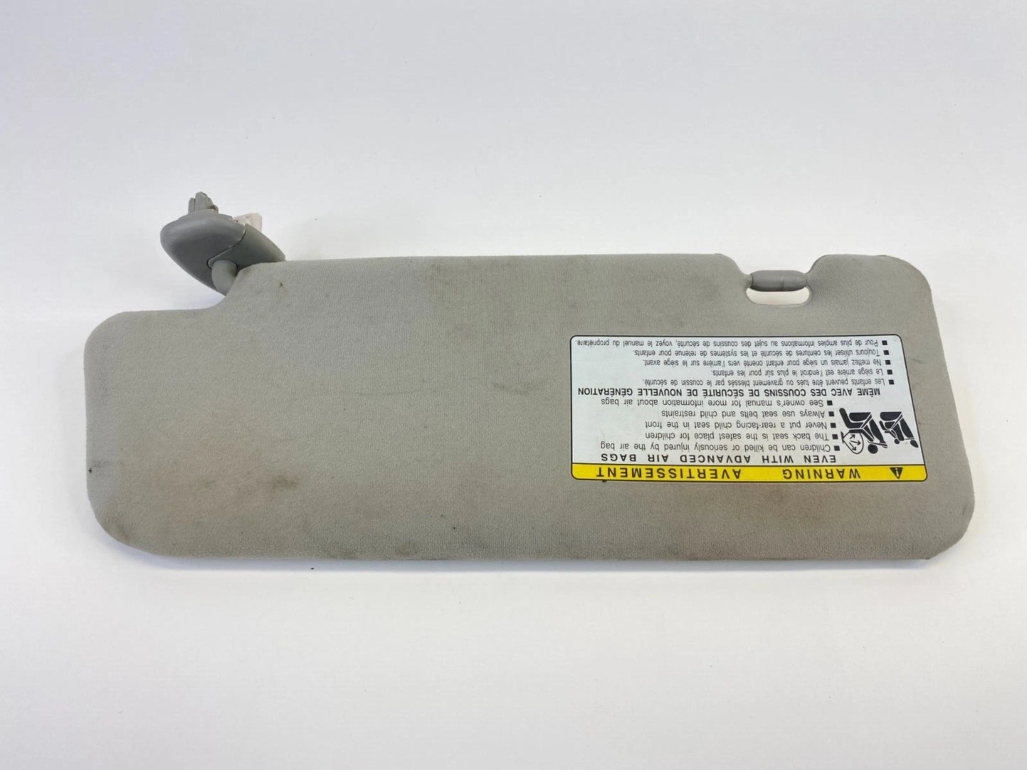 2010-2015 TOYOTA PRIUS FRONT RIGHT PASSENGER SUNVISOR SUN VISOR SHADE OEM