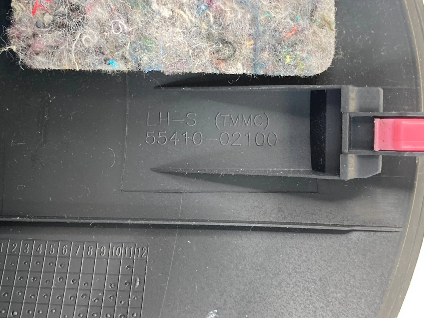 2009-2013 TOYOTA COROLLA SPEEDOMETER INSTRUMENT CLUSTER TRIM BEZEL 55410-02100