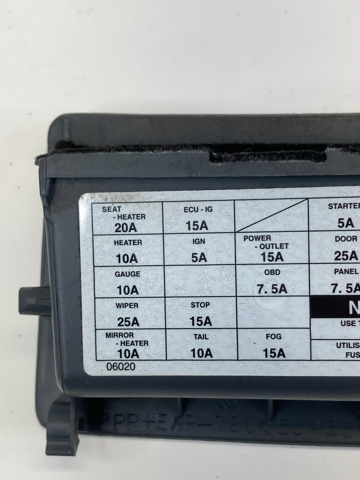 97-01 Toyota Camry Dash Storage Coin Pocket Fuse Access Cover Trim 55455AA010