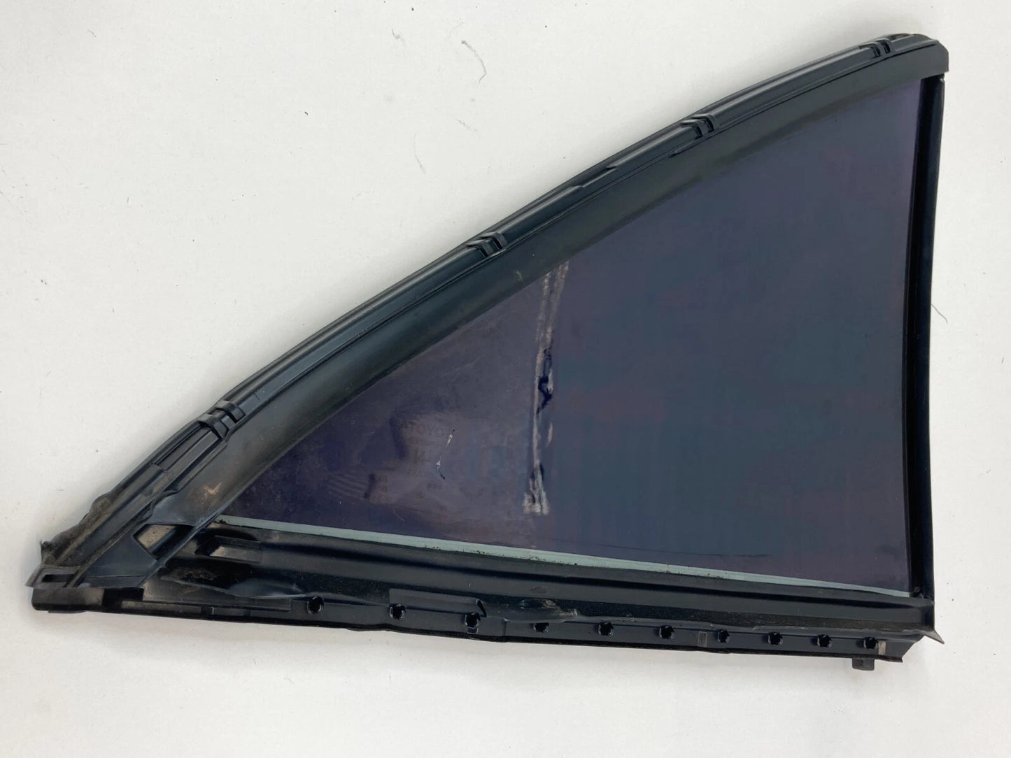 2007-2011 TOYOTA CAMRY REAR LEFT DOOR QUARTER WINDOW GLASS VENT 68189-06021 OEM