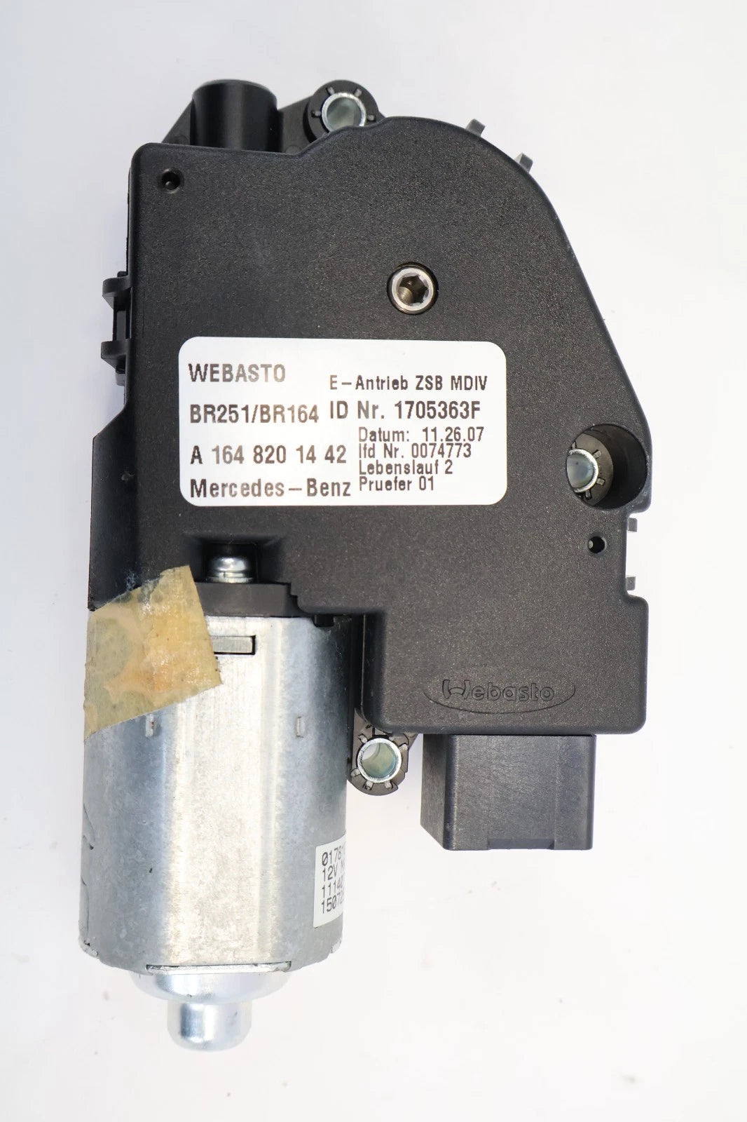 2006-2013 MERCEDES W251 R350 SUN ROOF SUNROOF MOTOR A1648201442 OEM