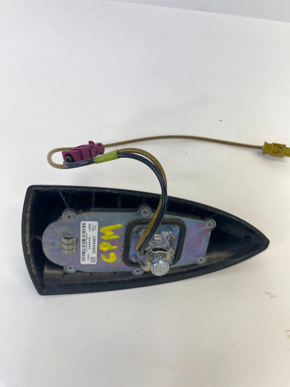 2012 12 CHEVROLET MALIBU ROOF BASE MOUNTED RADIO ANTENNA SHARK FIN 22804401 OEM