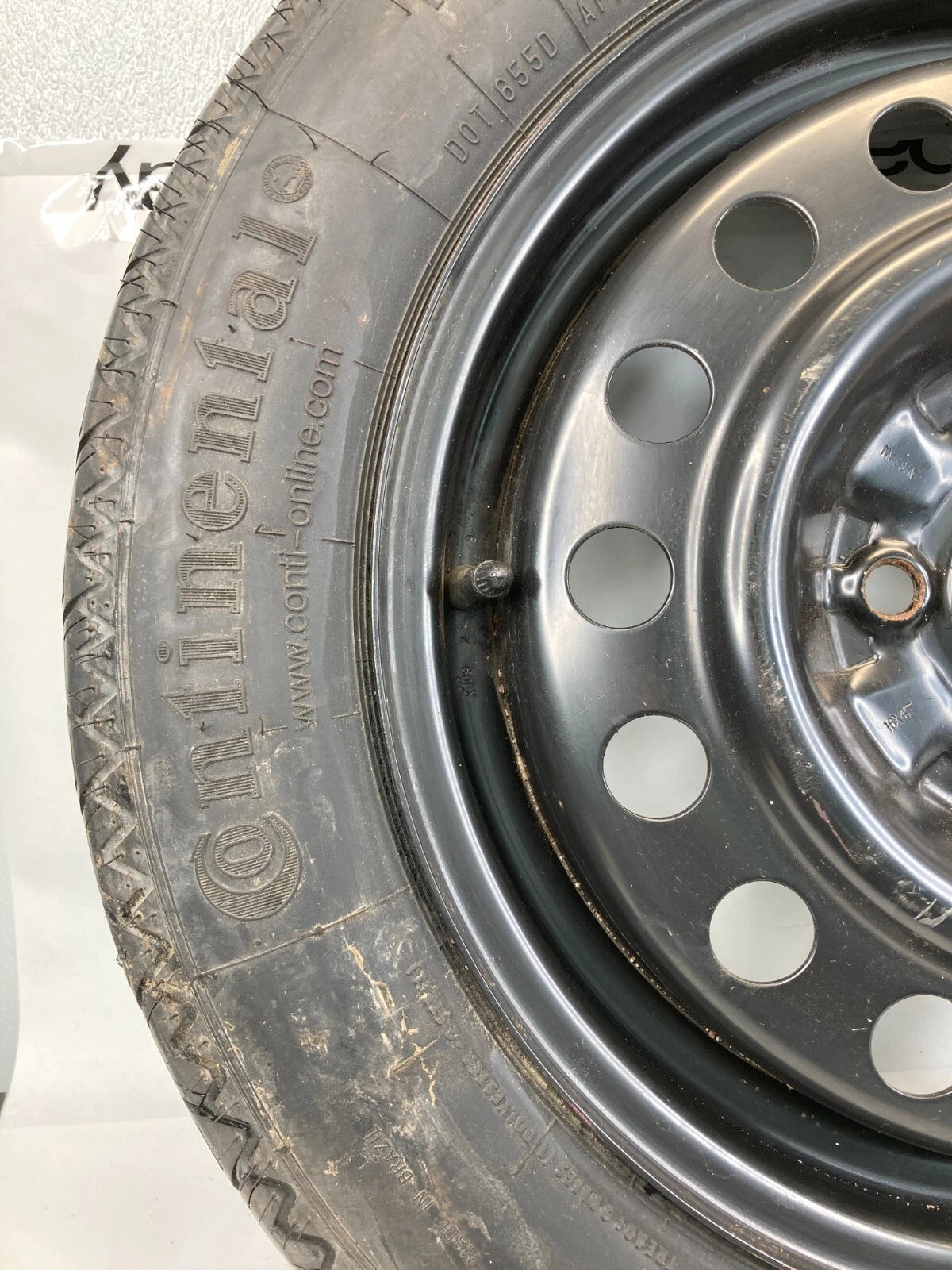 07-12 NISSAN ALTIMA SEDAN SPARE TIRE RIM COMPACT DONUT T135/90/R16 102M E4022202