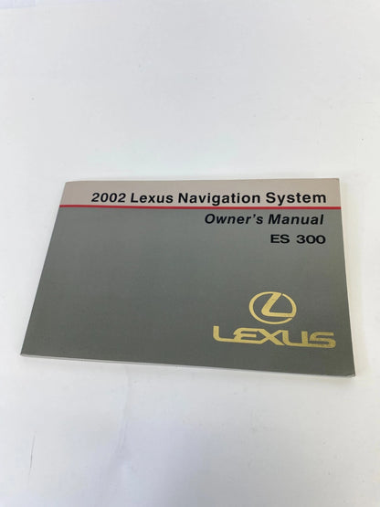 2002 LEXUS ES300 ES 300 OWNERS MANUAL HANDBOOK NAVIGATION SYSTEM SET W/ CASE OEM