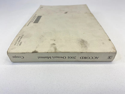2001 HONDA ACCORD 2-DOOR OWNERS MANUAL HANDBOOK BOOK OEM