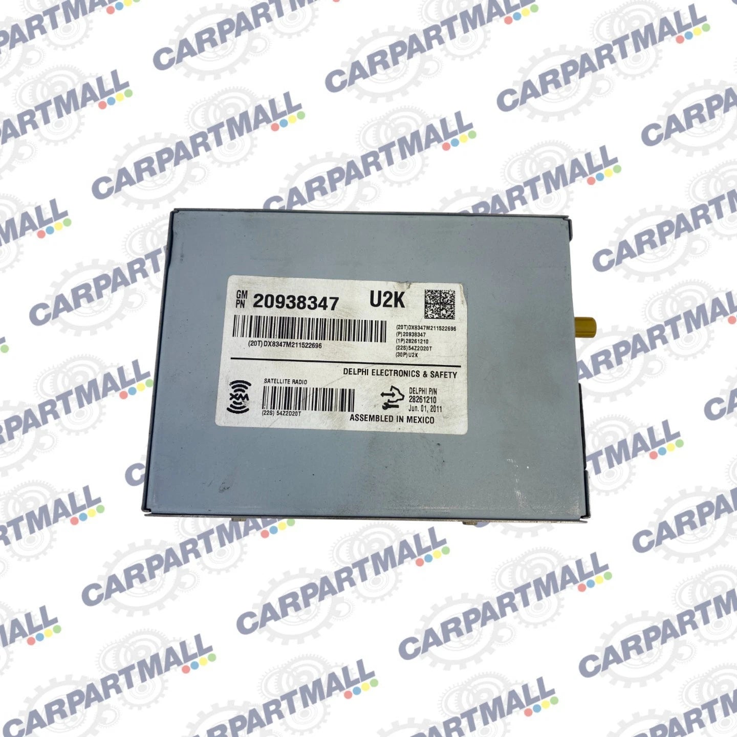 2008-2016 BUICK ENCLAVE SATELLITE RADIO RECEIVER CONTROL MODULE 20938347 OEM