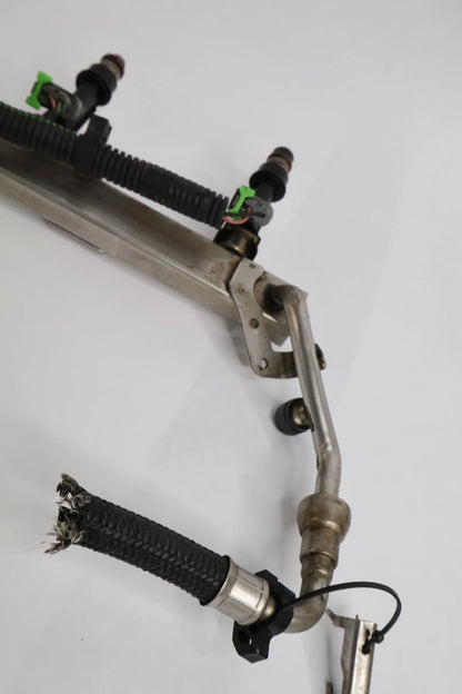2006-2010 HUMMER H3 3.7L L5 A/T ENGINE FUEL RAIL W/ 5 FUEL INJECTORS HARNESS OEM