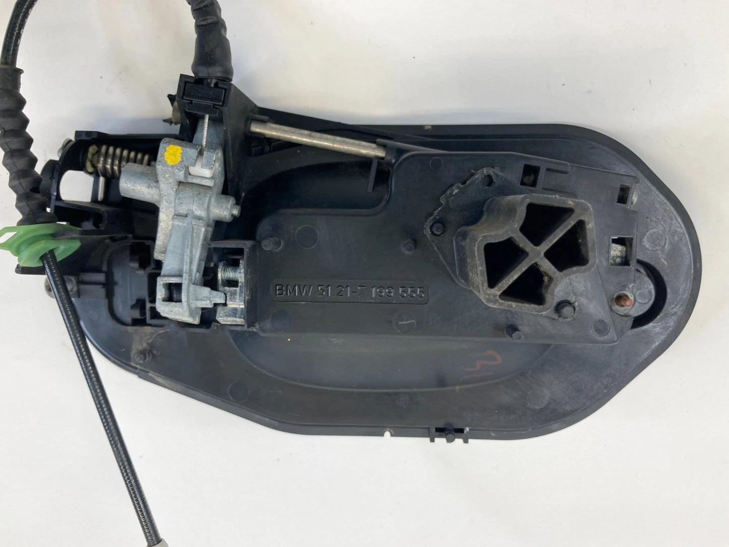 09 10 BMW 535I XDRIVE REAR LEFT EXTERIOR OUTSIDE DOOR HANDLE 51.21-7-199-555 OEM
