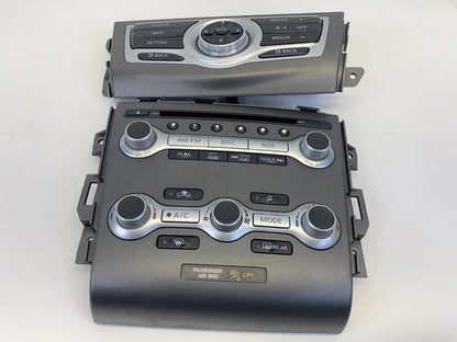 2009 10 11 2012 NISSAN MURANO AM/FM RADIO CD PLAYER FACEPLATE CLIMATE CONTROL