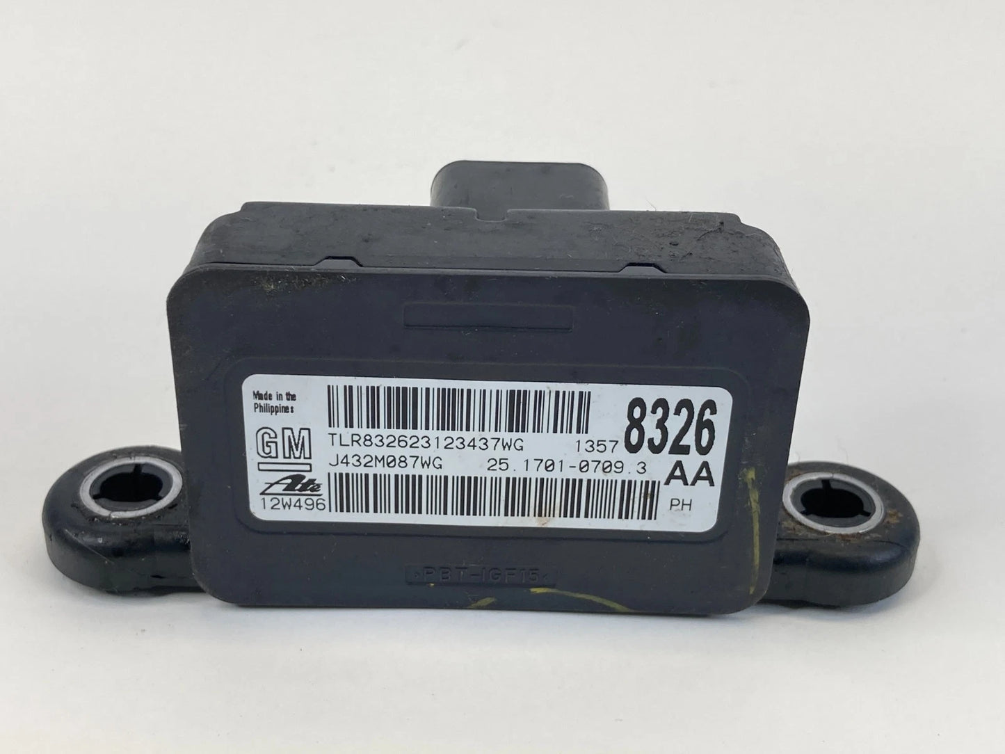 2011-2016 CHEVROLET CRUZE YAW RATE MODULE SENSOR MID CENTER CONSOLE OEM 13578326