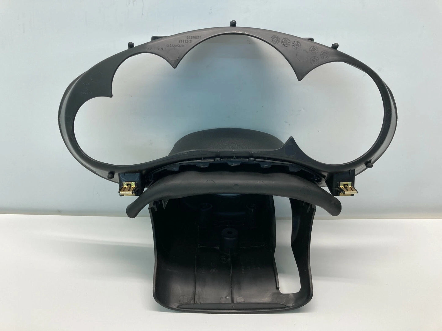 05-10 PONTIAC G6 CLUSTER SPEEDOMETER DASH BEZEL W/ STEERING COLUMN COVER TRIM