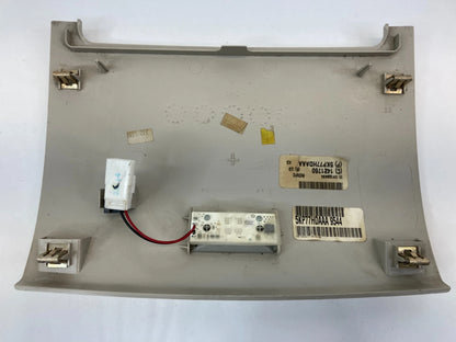 2012 DODGE GRAND CARAVAN FRONT ROOF MOUNT UPPER CONSOLE LIGHT BEZEL 5KP77HDAAA