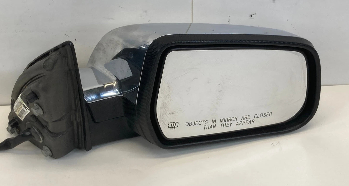 15-17 CHEVROLET EQUINOX FRONT RIGHT SIDE VIEW POWER DOOR MIRROR CHROME 23467288
