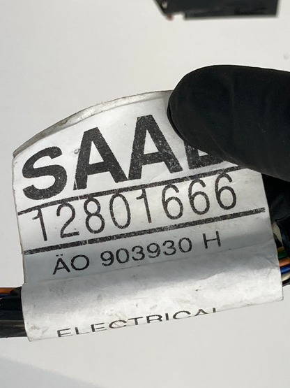 2003-2011 Saab 9-3 93 Sedan Front Right Side Door Wire Wiring Cable 12801666 OEM