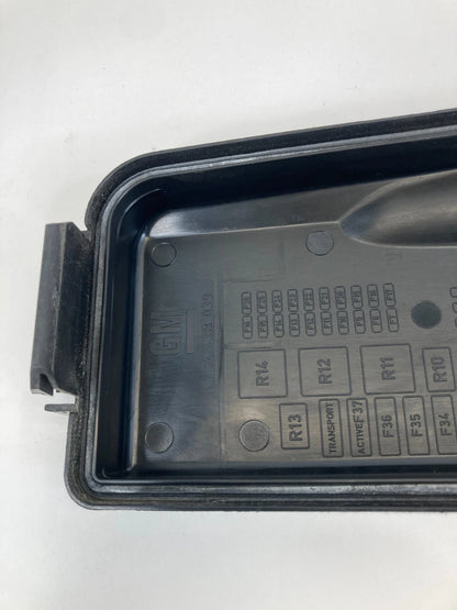 03-11 SAAB 9-3 93 2.0L ENGINE FUSE RELAY BOX FUSEBOX COVER LID TOP 24438039 OEM