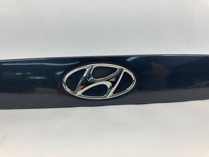 2006 2007 Hyundai Accent Rear Liftgate Tailgate License Molding w/ Emblem & Lamp