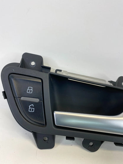 2009-2016 AUDI A4 QUATTRO FRONT RIGHT INTERIOR DOOR HANDLE W/ LOCK SWITCH OEM