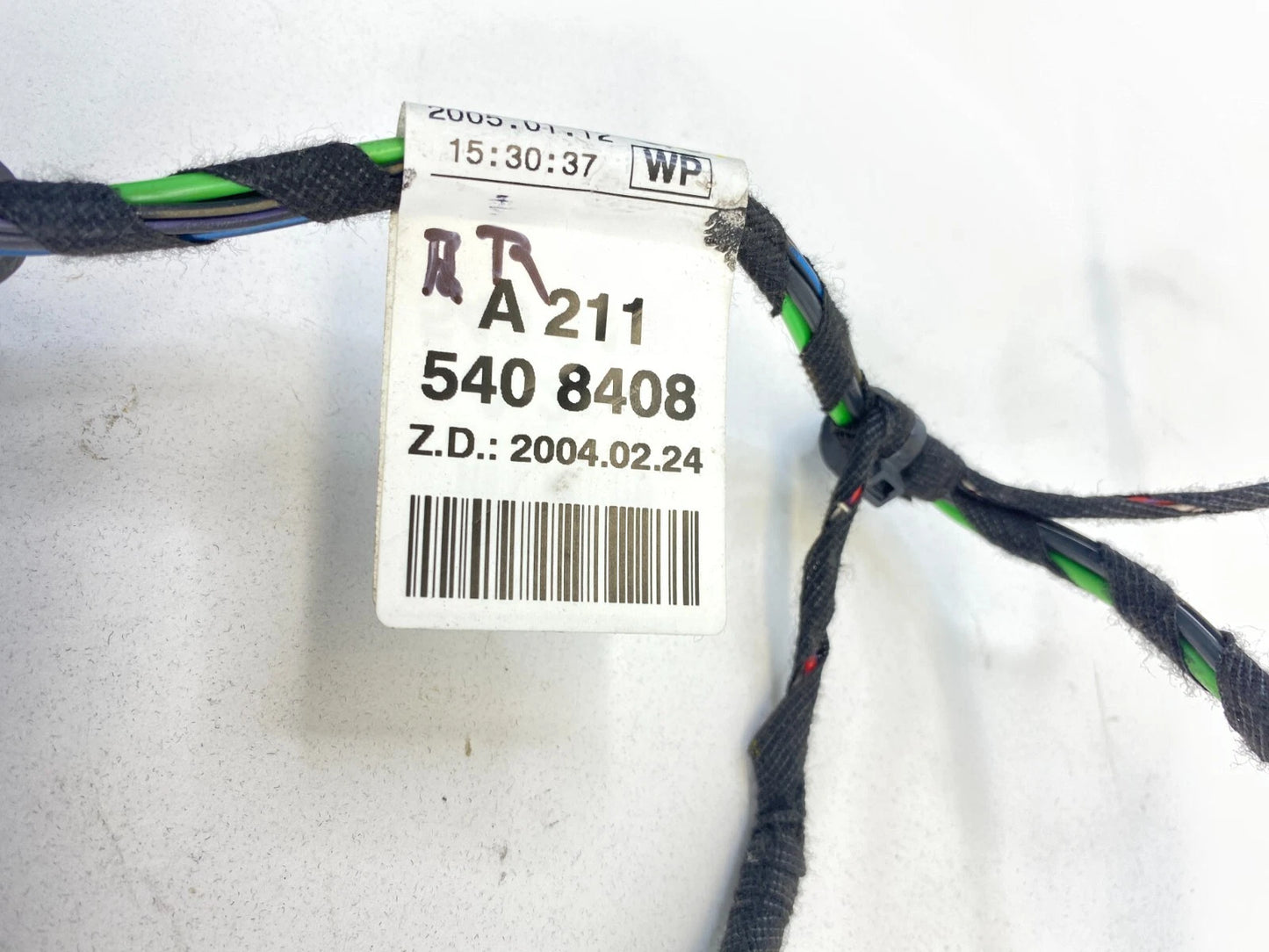 2003-2006 MERCEDES-BENZ E500 REAR RIGHT DOOR WIRE WIRING HARNESS A2115408408 OEM