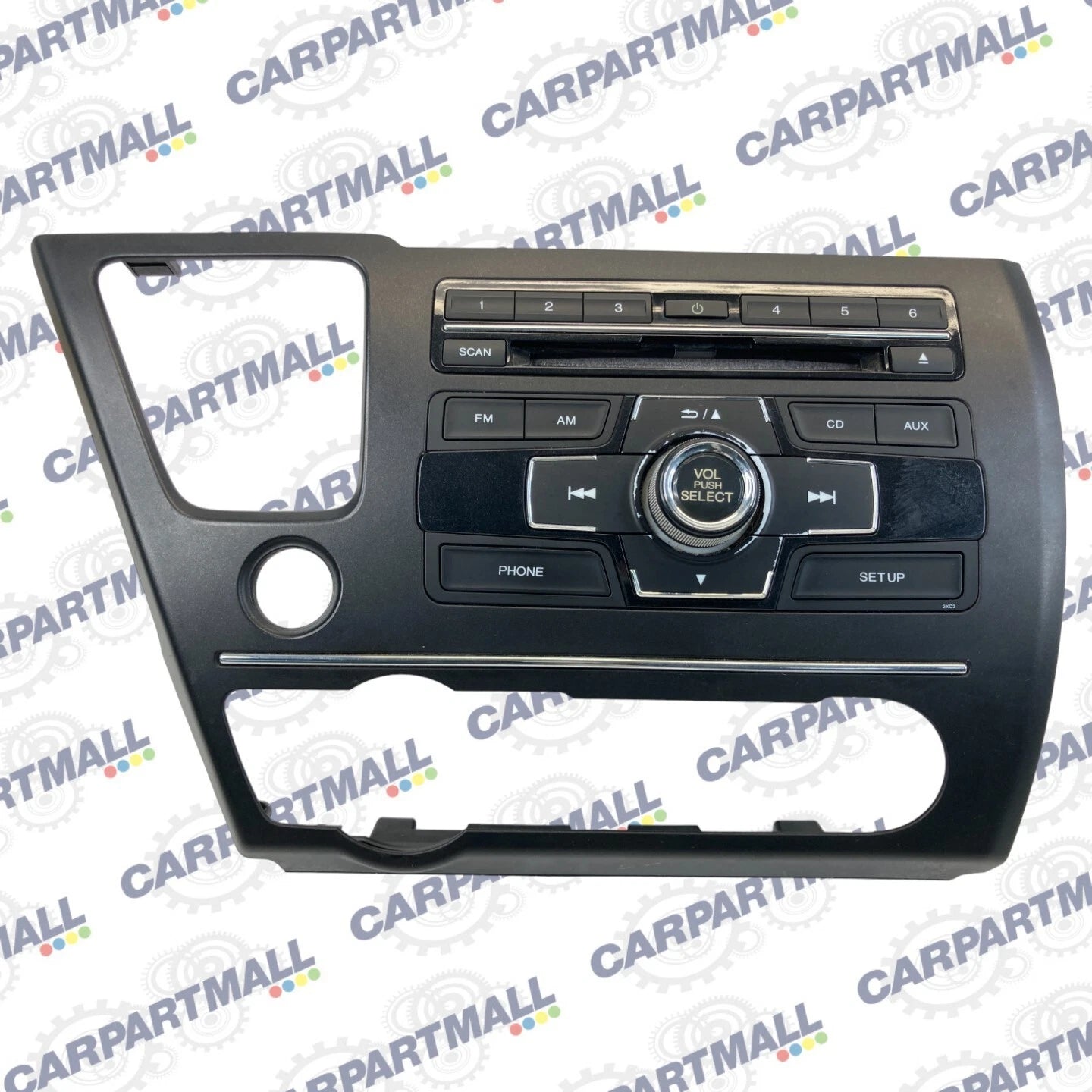13-15 Honda Civic Radio AM/FM Single CD Player w/ Bezel 39100-TR3-A314-M1 OEM