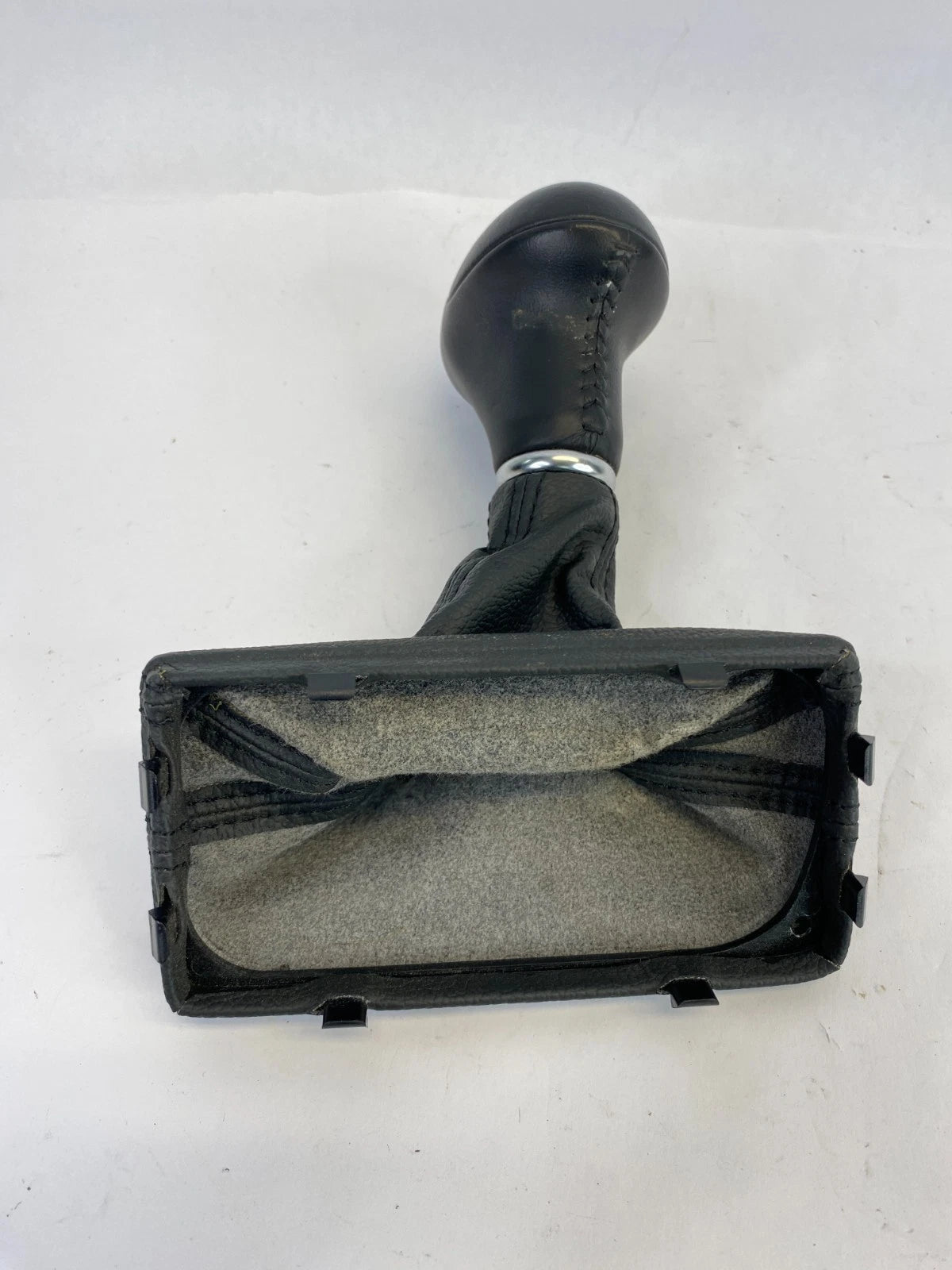 2014 2015 KIA SORENTO 3.3L AT SHIFT KNOB HANDLE AND GAITER BLACK LEATHER OEM