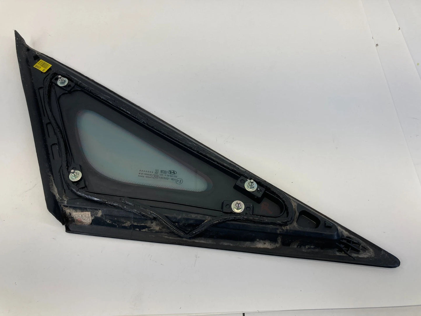 11-15 HHYUNDAI SONATA SEDAN REAR RIGHT BACK SIDE DOOR WINDOW QUARTER GLASS OEM
