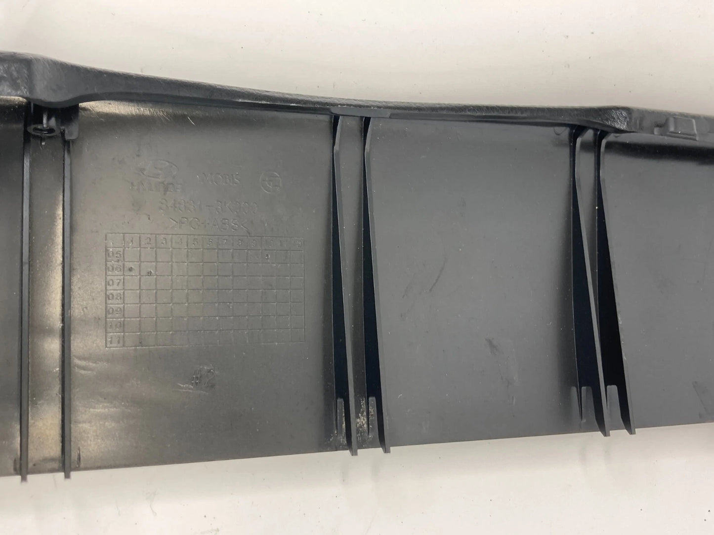 07 08 HYUNDAI SONATA LEFT DASH CLUSTER LOWER TRIM TRIP RESET BEZEL 84831-3K000