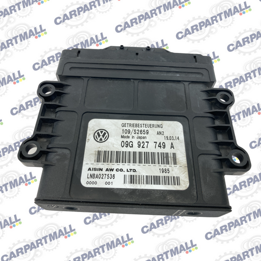 14-16 Volkswagen Jetta 1.8L L4 16V Transmission Control Module Unit 09G927749A