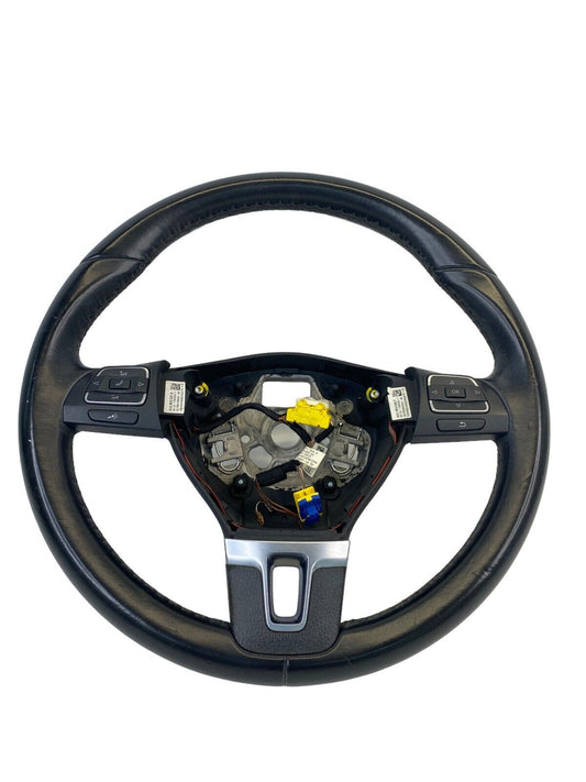 2010 Volkswagen Passat Steering Wheel w/ Control Switch Black 3C8-959-537 OEM