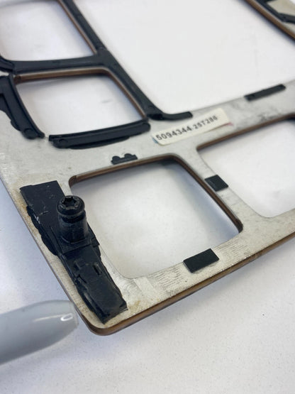 2000-2002 MERCEDES-BENZ S500 CENTER DASH RADIO AC CLIMATE CONTROL BEZEL TRIM OEM