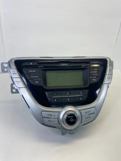 2011-2013 HYUNDAI ELANTRA RADIO AM/FM RECEIVER 6 DISC CD MP3 96170-3X150BLH OEM