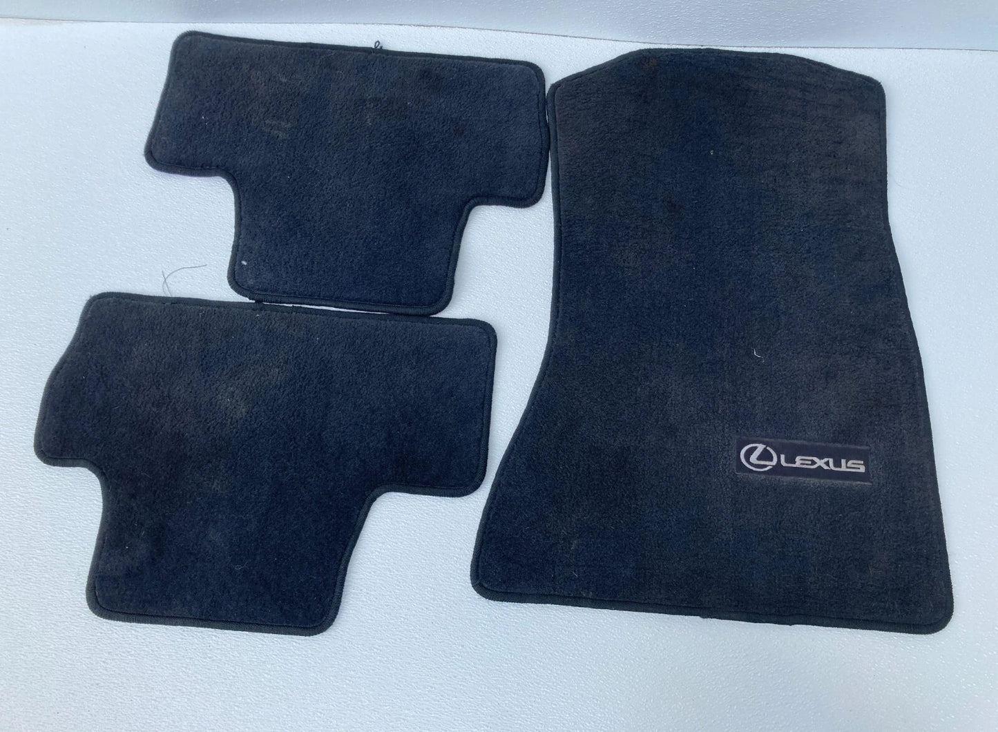 06-13 LEXUS IS250 IS350 FR RR INTERIOR FLOOR MATS CARPERTS SET OF 3 20853068 OEM