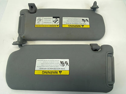 2011-2015 KIA SORENTO LEFT & RIGHT SIDE SUN VISOR GRAY SUNVISOR W/ MIRROR OEM