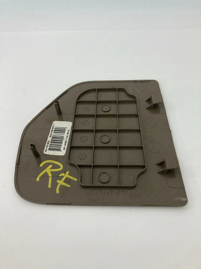 2003 2004 ISUZU ASCENDER FRONT RIGHT PASSENGER SIDE ACCESS COVER END PANEL TRIM