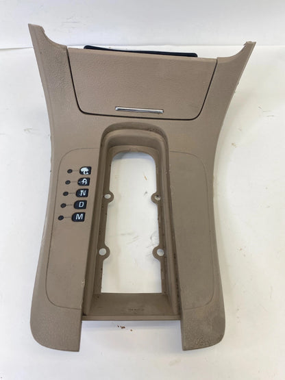 08-12 CHEVY MALIBU AUTO TRANS CENTER CONSOLE SHIFTER BEZEL W/ ASHTRAY 20997063